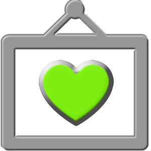 Green Hart Frame