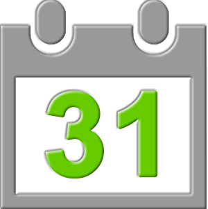 Schedule Date Green icon